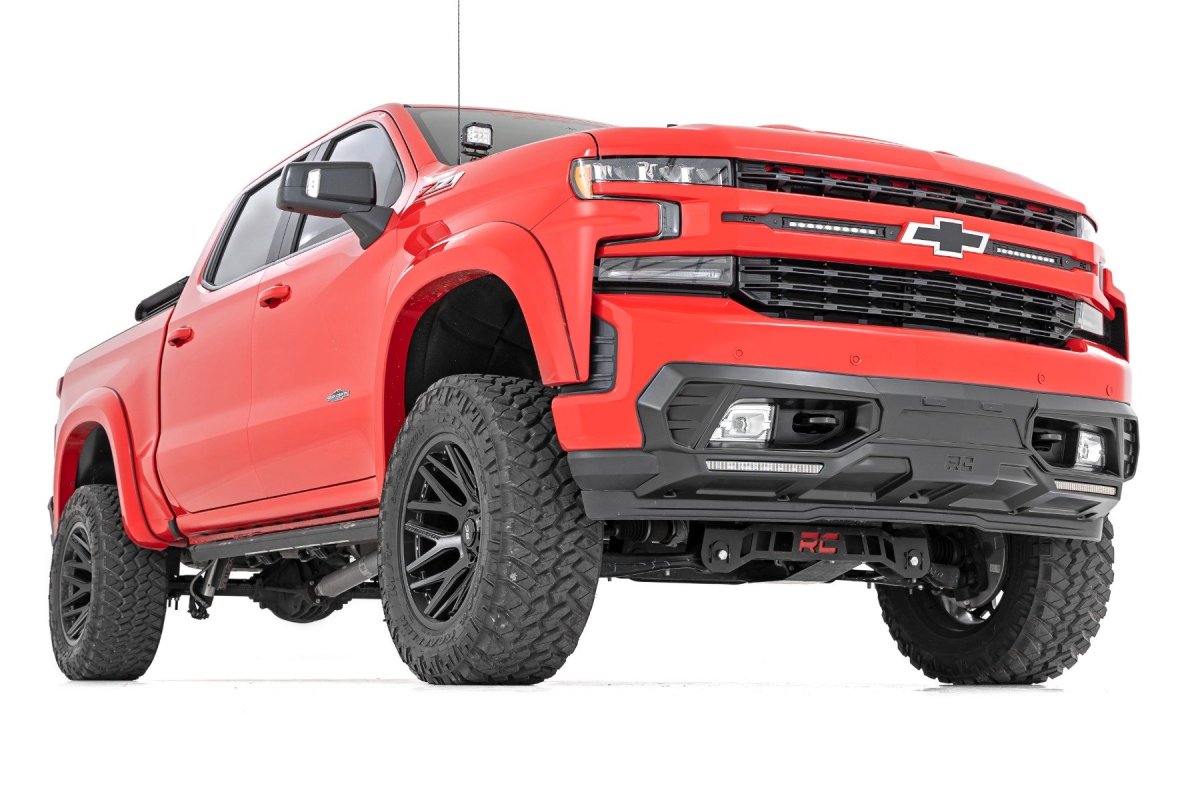 Chevrolet Silverado 1500 Front Bumper Fascia Cover Kit - Rough Country - LED Fascia Cover Kit - '19-'22